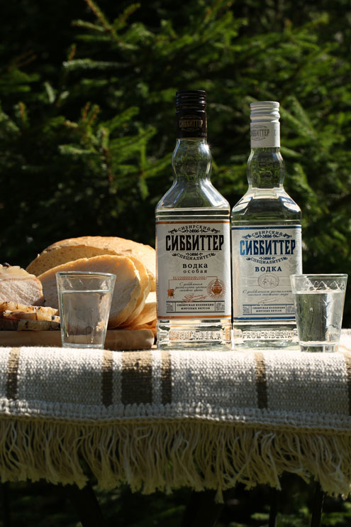 разработка дизайна этикетки водки сиббиттер
