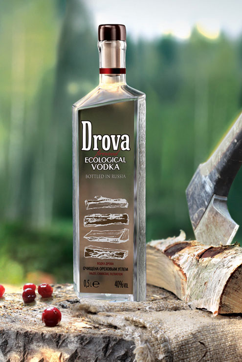 дизайн и разработка названия торговой марки drova