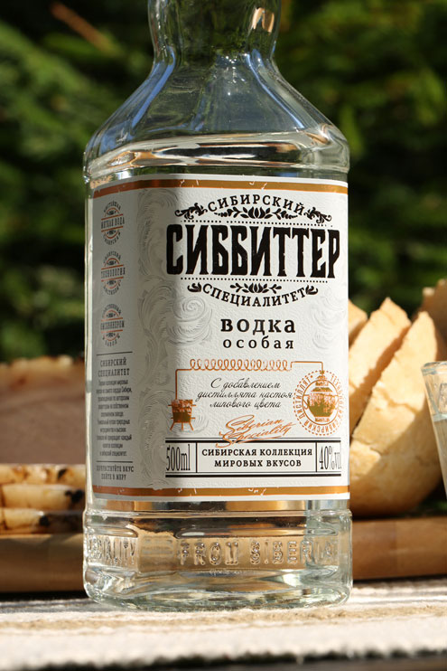 разработка дизайна этикетки водки сиббиттер