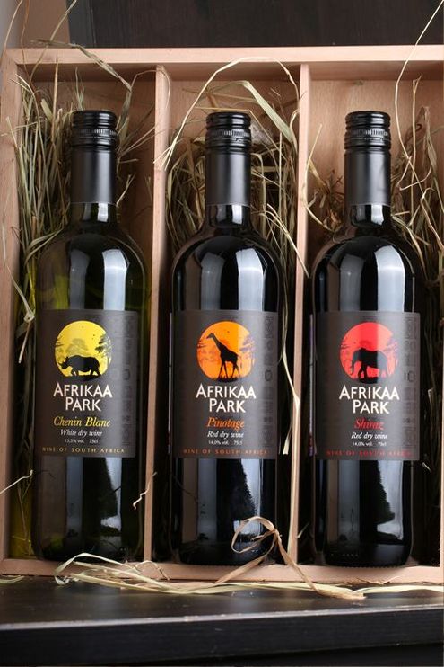 нейминг торговой марки и дизайн-концепция вина afrikaa park
