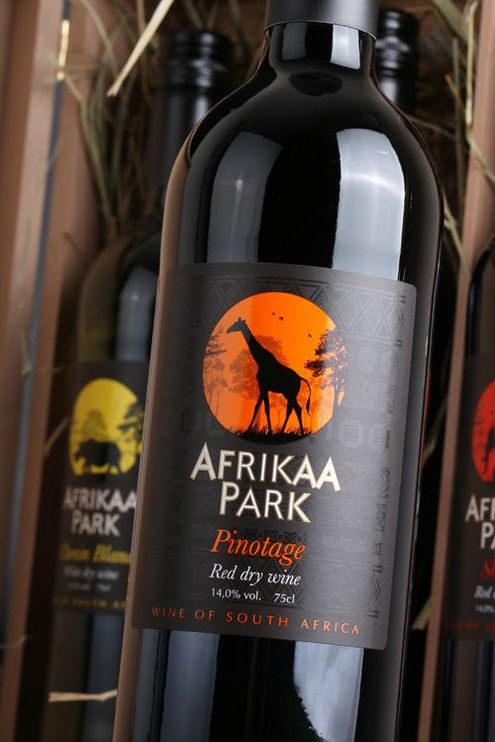 нейминг торговой марки и дизайн-концепция вина afrikaa park
