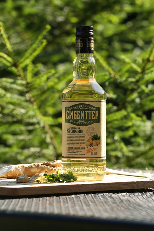 разработка дизайна этикетки водки сиббиттер