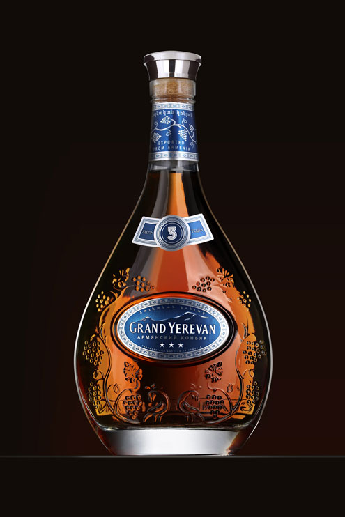 дизайн коньяка премиум сегмента grand yerevan